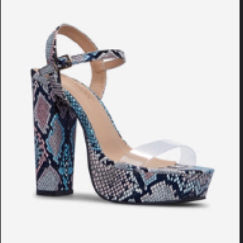 MOVING SALE MAKE OFFER Snakeskin heels